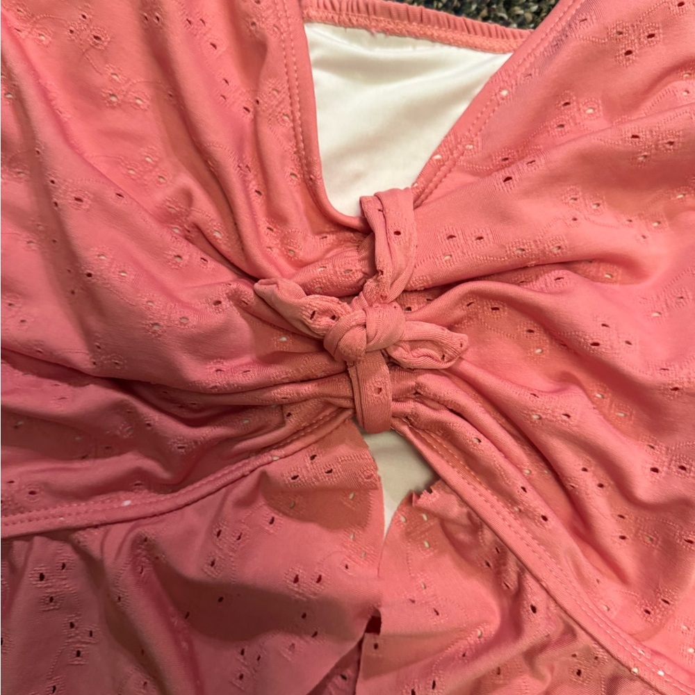 Floral‎ Pink and Blue Swimsuit Coral Reef 3XL - Picture 9 of 10